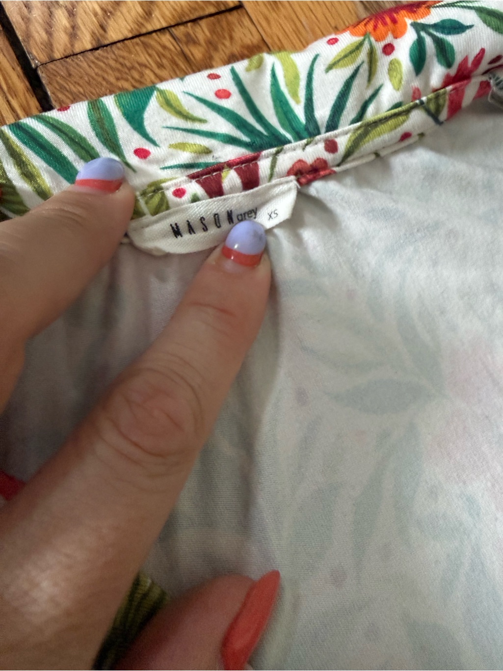 Masongrey Tropical Short Pajama Set - Size Xs — image 3 of 3